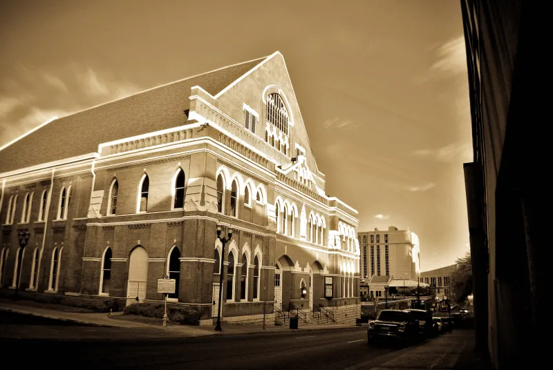 The Ryman Auditorium in Nashville, the Mother Church of Country Music